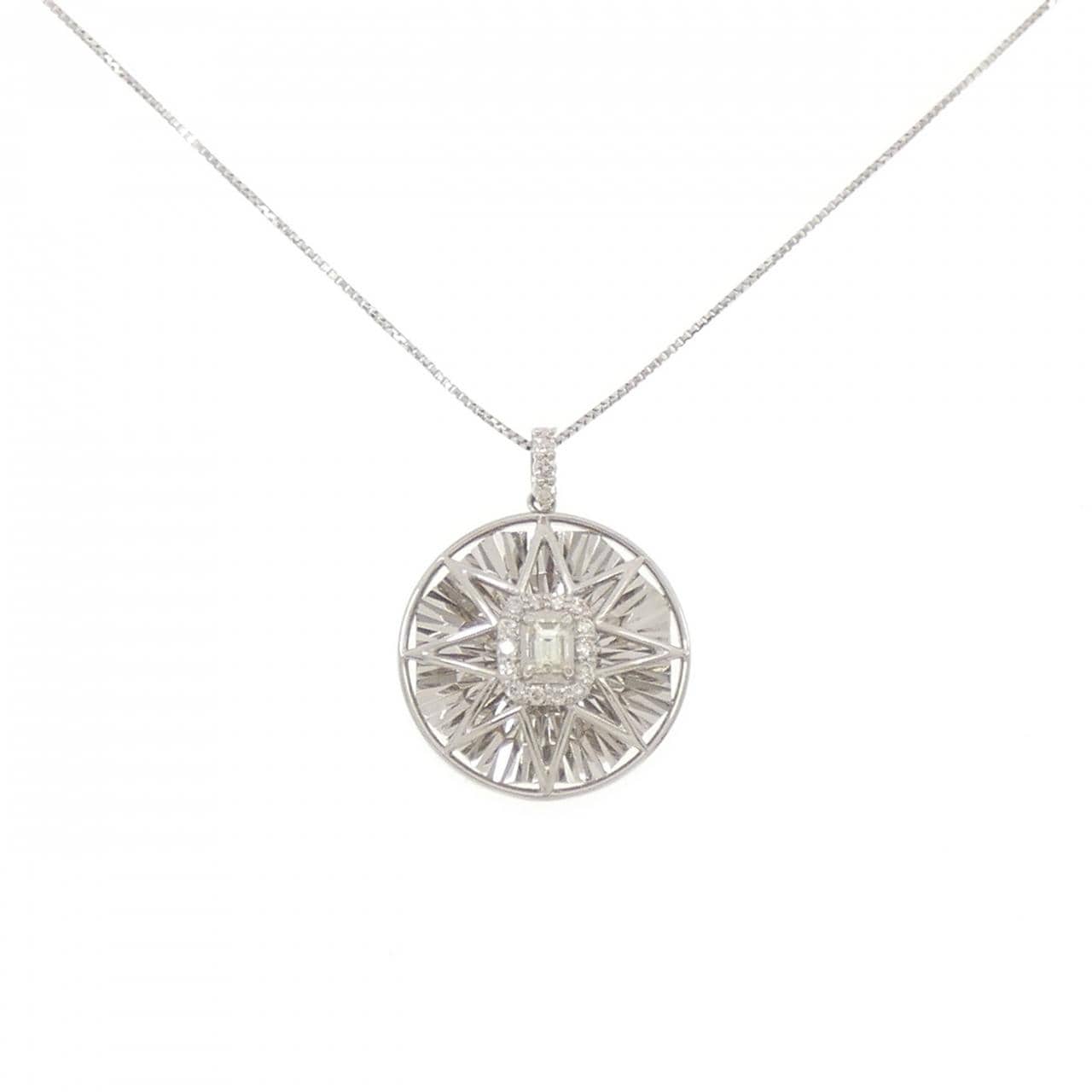 【新品】PT900/PT850 ダイヤモンド ネックレス 0.20CT