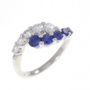 PT900 サファイヤ リング 0.64CT