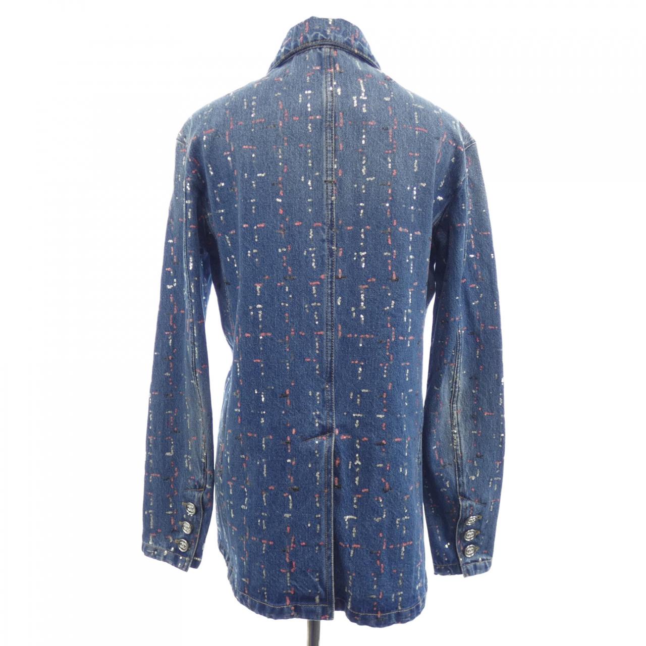 シャネル CHANEL METIERS D’ART LOOK 38 P75259V66855 23A デニムジャケット