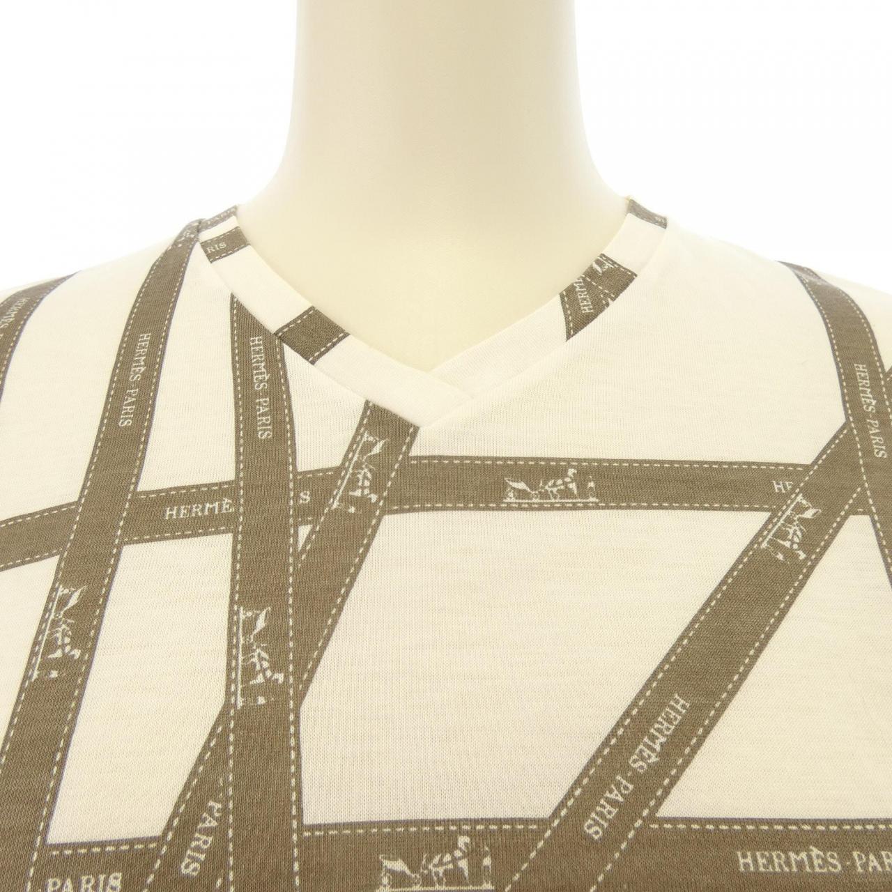 【ヴィンテージ】エルメス HERMES ボリュデュック Tシャツ