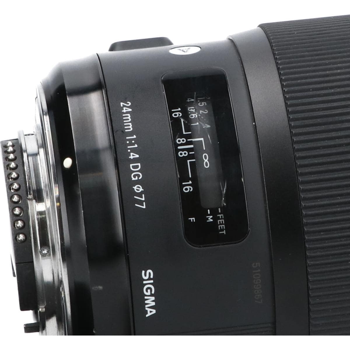 ＳＩＧＭＡ　ニコン２４ｍｍ　Ｆ１．４ＤＧ　ＨＳＭ（Ａ）