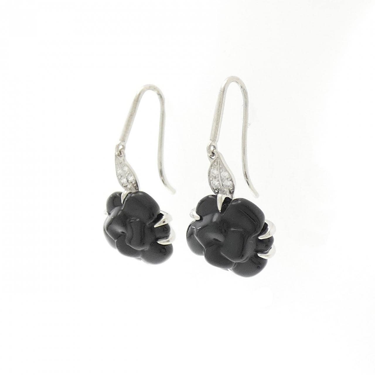 CHANEL camellia earrings