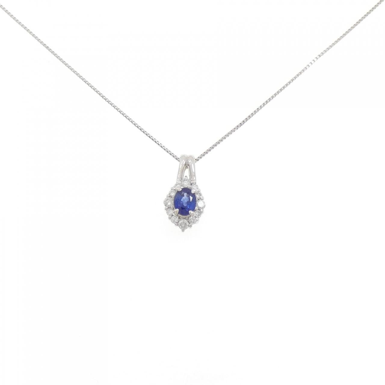 PT900/PT850 サファイヤ ネックレス 0.37CT
