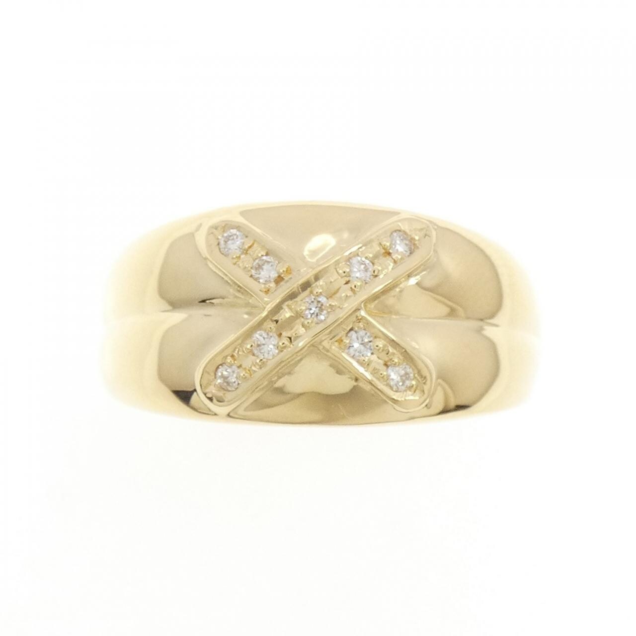 【新品】K18YG ダイヤモンド リング 0.09CT