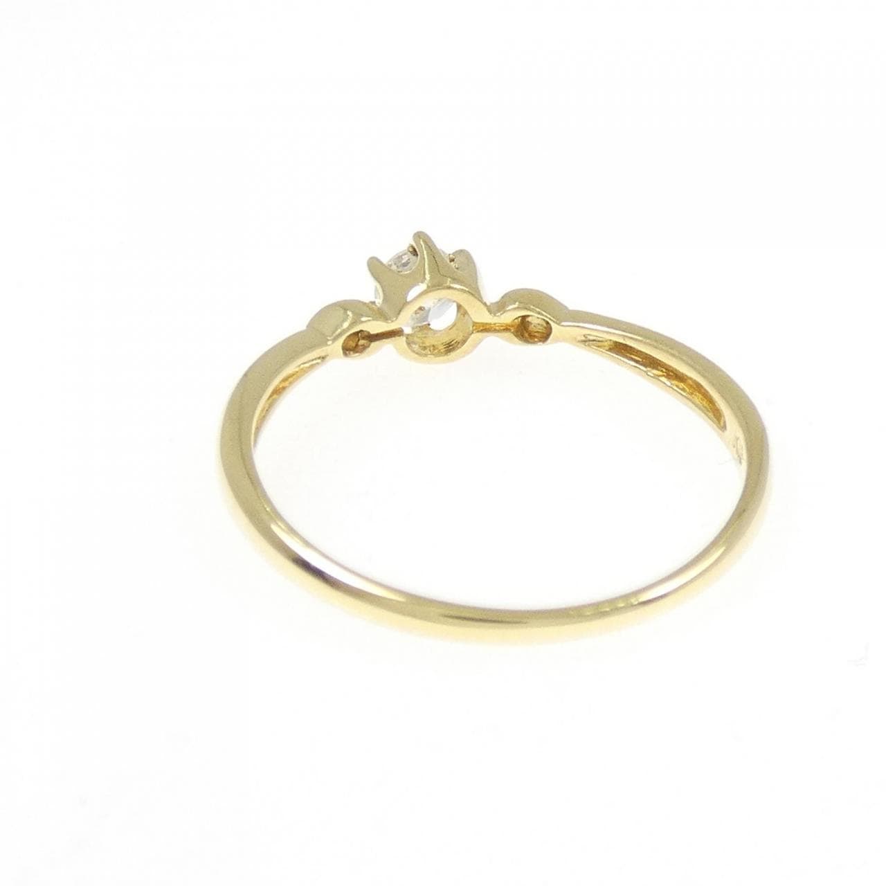 K18YG ダイヤモンド リング 0.15CT