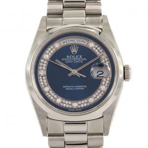 ロレックス デイデイト 18206MG PT 自動巻 U番