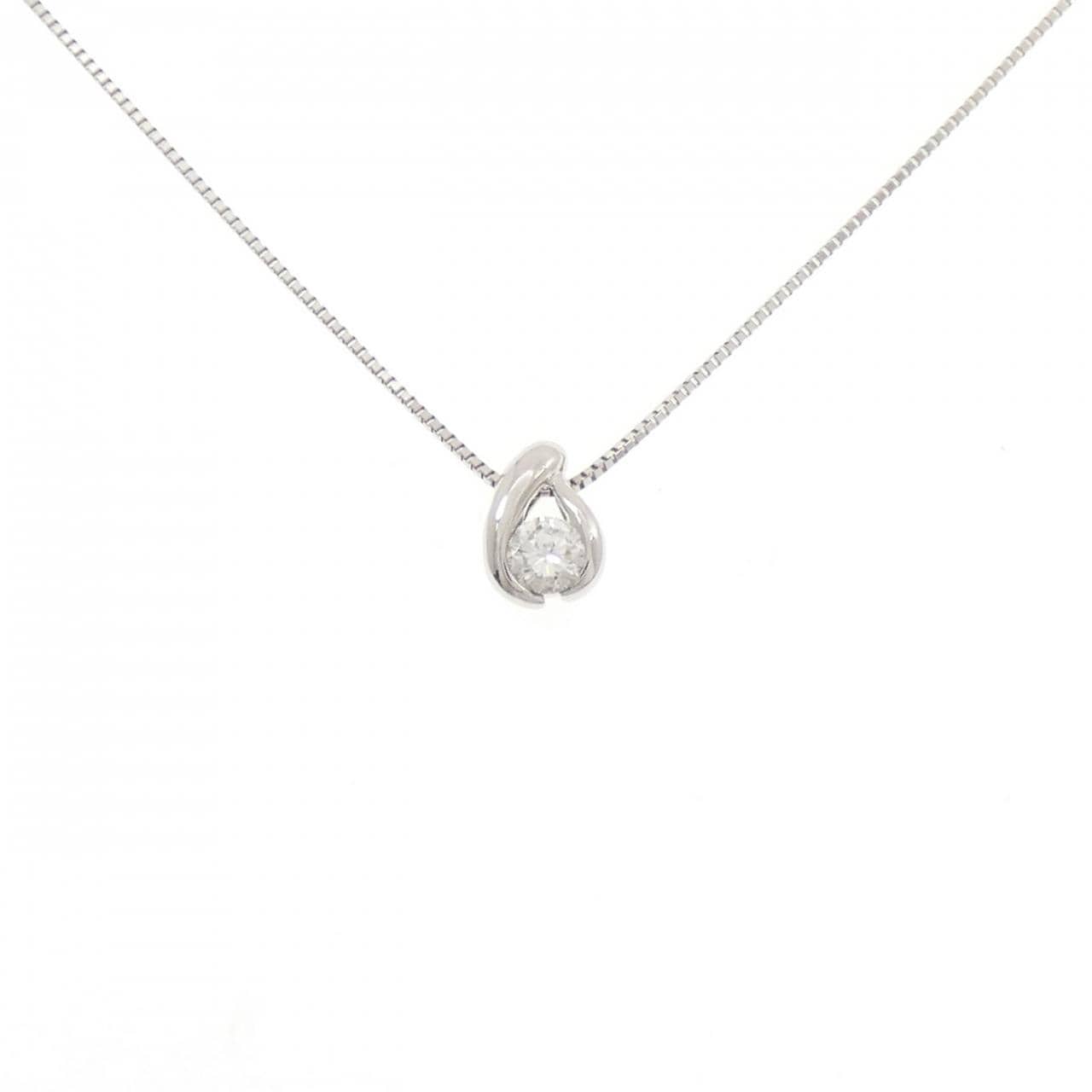 PT900/PT850 ダイヤモンド ネックレス 0.214CT