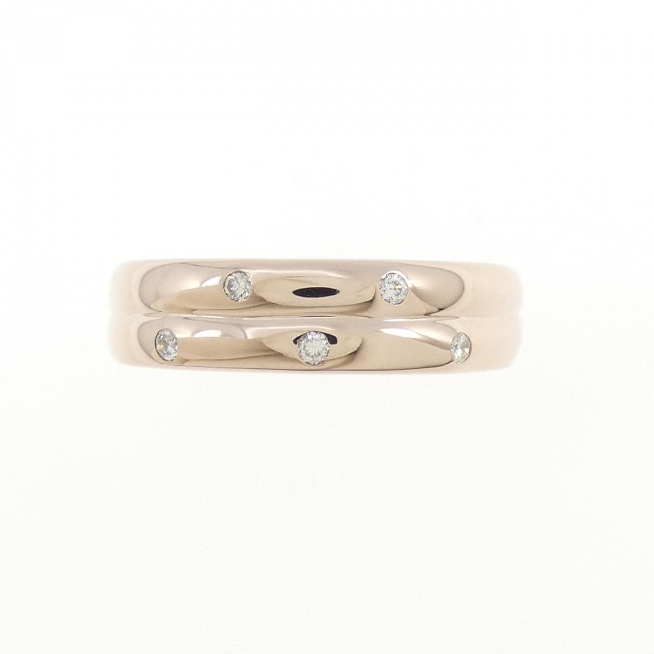 K18PG ダイヤモンド リング