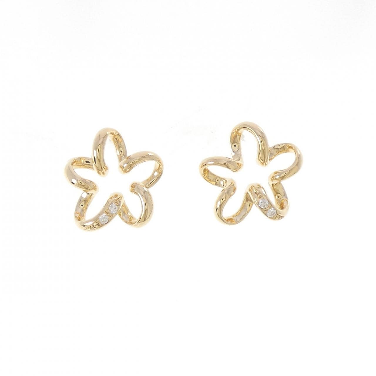 タサキ ダイヤモンド ピアス 0.02CT