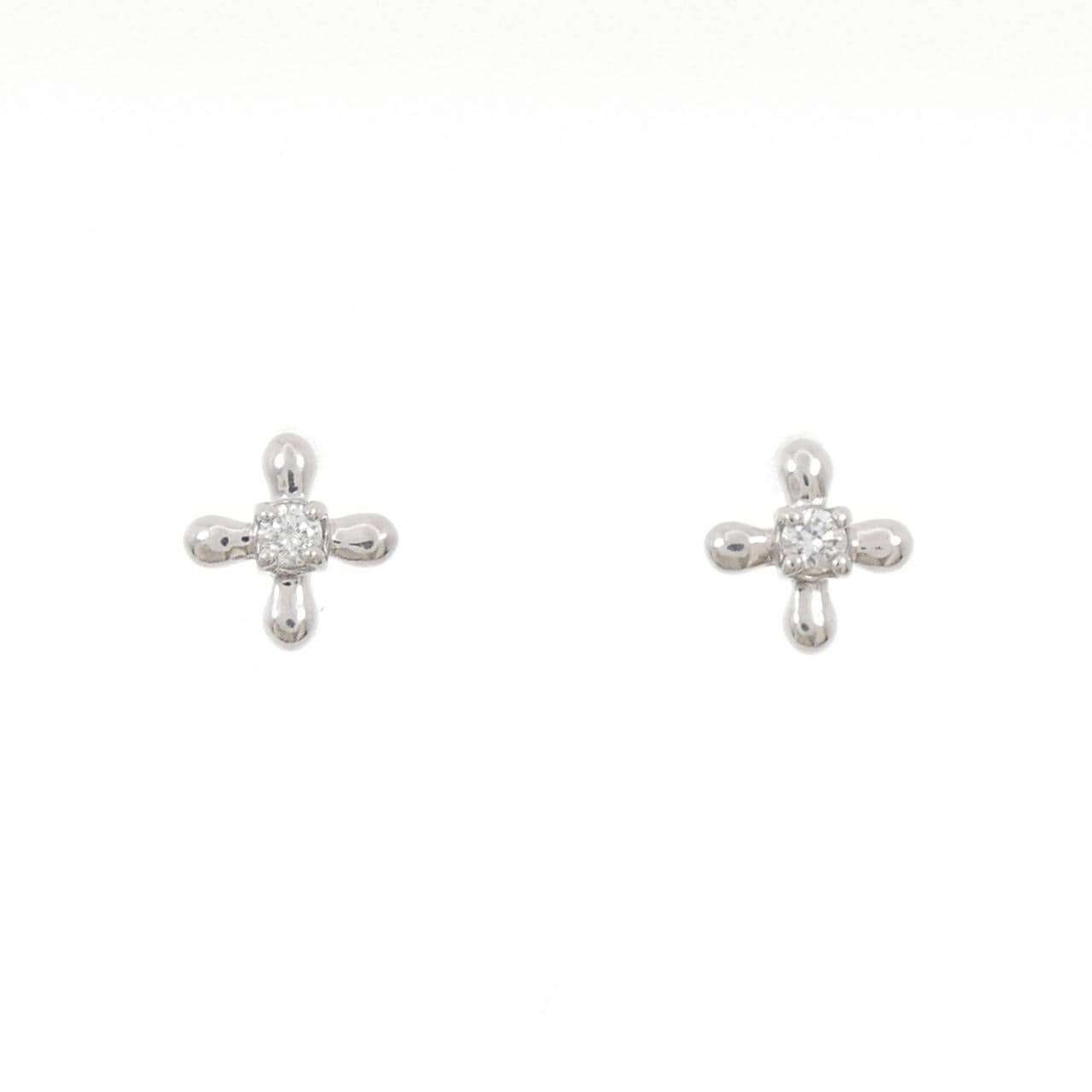 PT950/PT900 ダイヤモンド ピアス 0.04CT