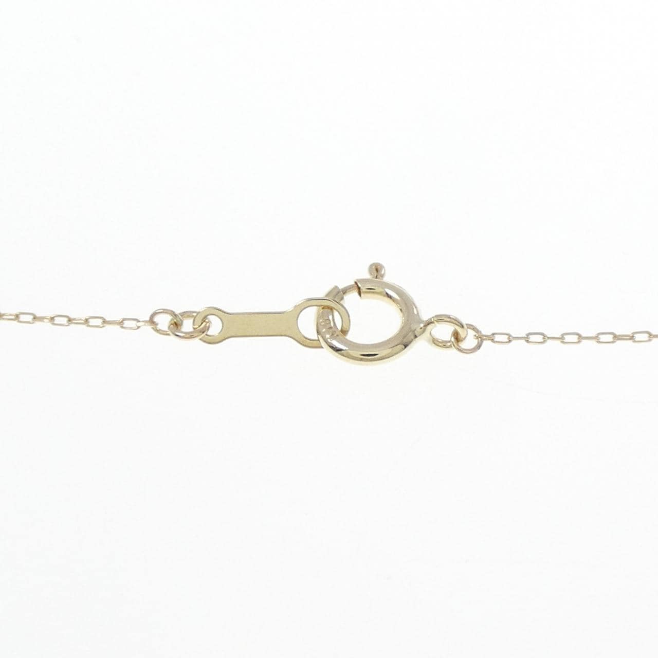 K10YG フラワー サファイヤ ネックレス