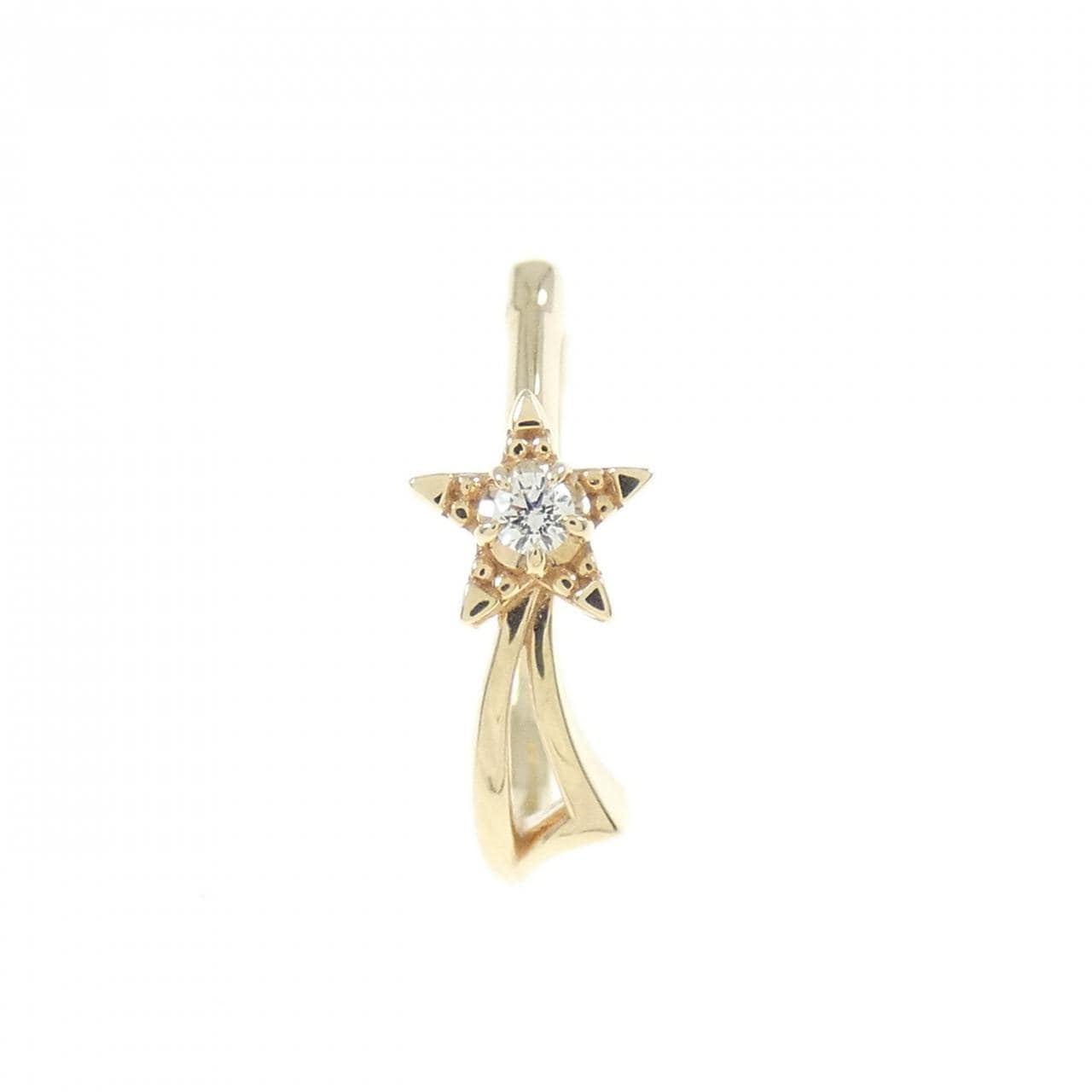 STAR JEWELRY Shooting Star Ear Cuff 0.01CT Single Ear