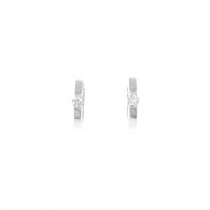 K18WG ダイヤモンド ピアス 0.08CT