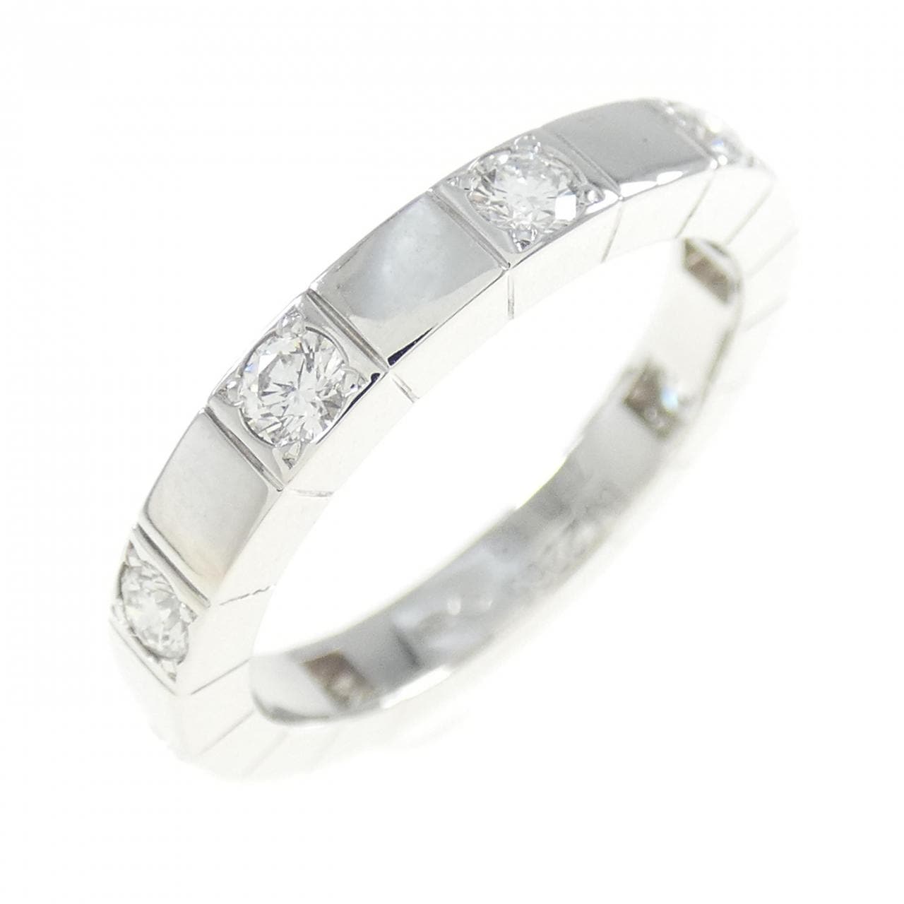 Cartier Lanieres half diamond ring
