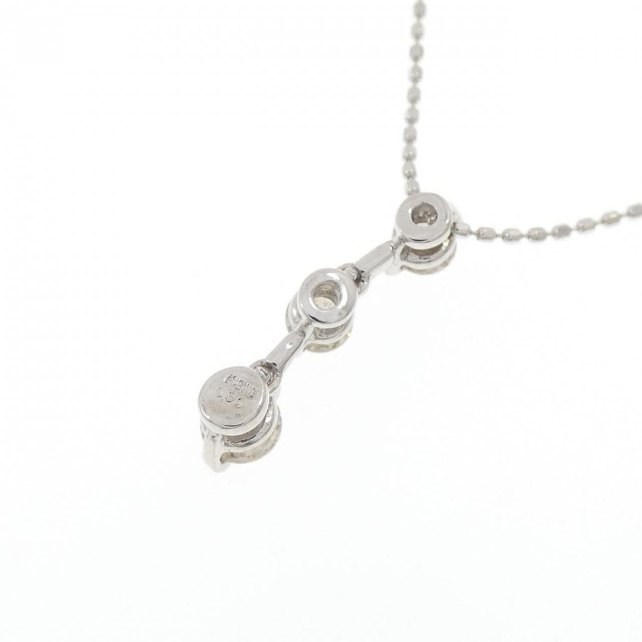 K18WG ダイヤモンド ネックレス 0.50CT