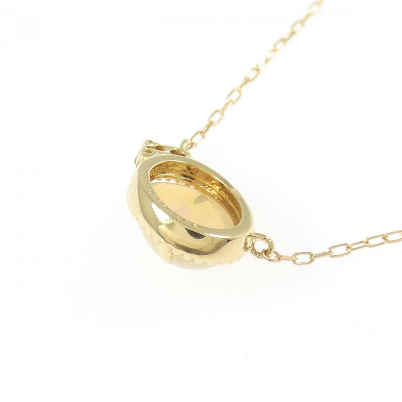 K18YG カラーストーン ネックレス