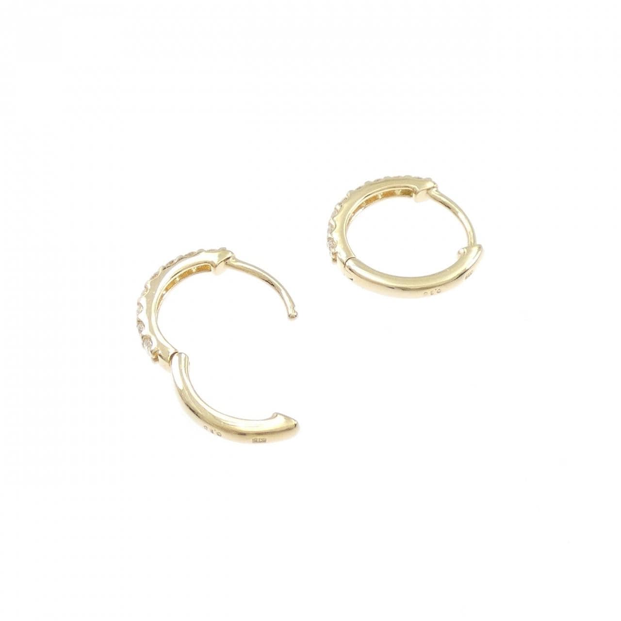 K18YG ダイヤモンド ピアス