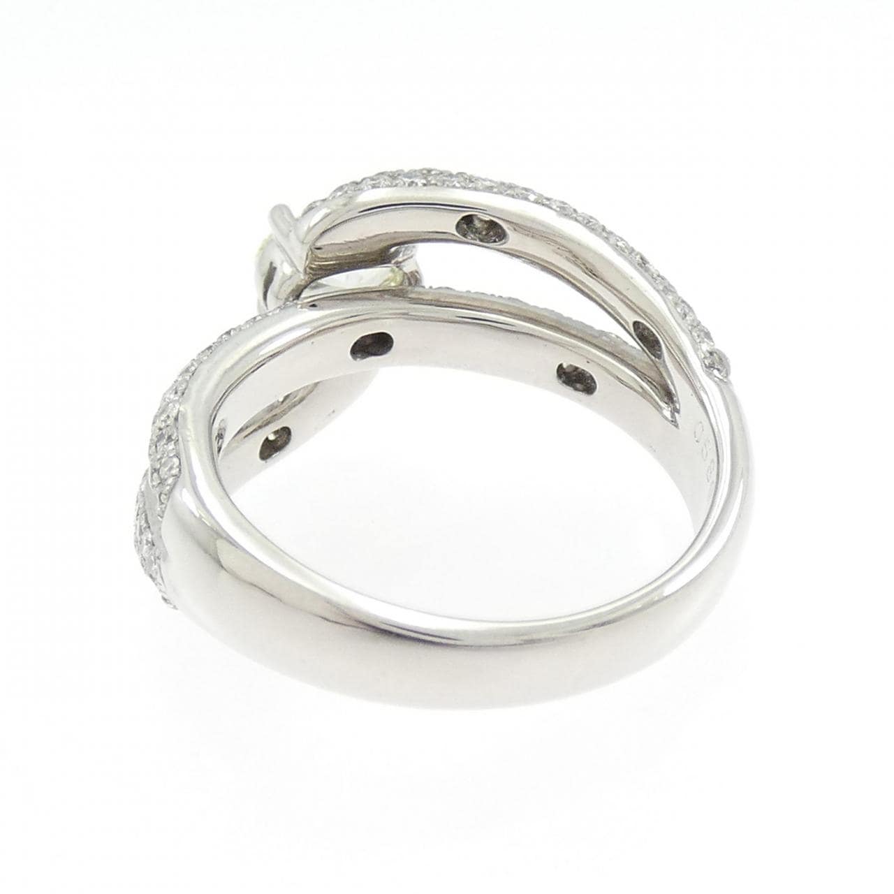 K18WG ダイヤモンド リング 0.589CT