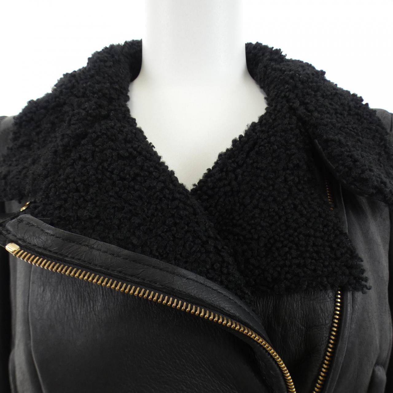 ミュウミュウ MIU MIU MPS379 ムートンコート