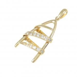 K18YG ダイヤモンド ペンダント 0.12CT