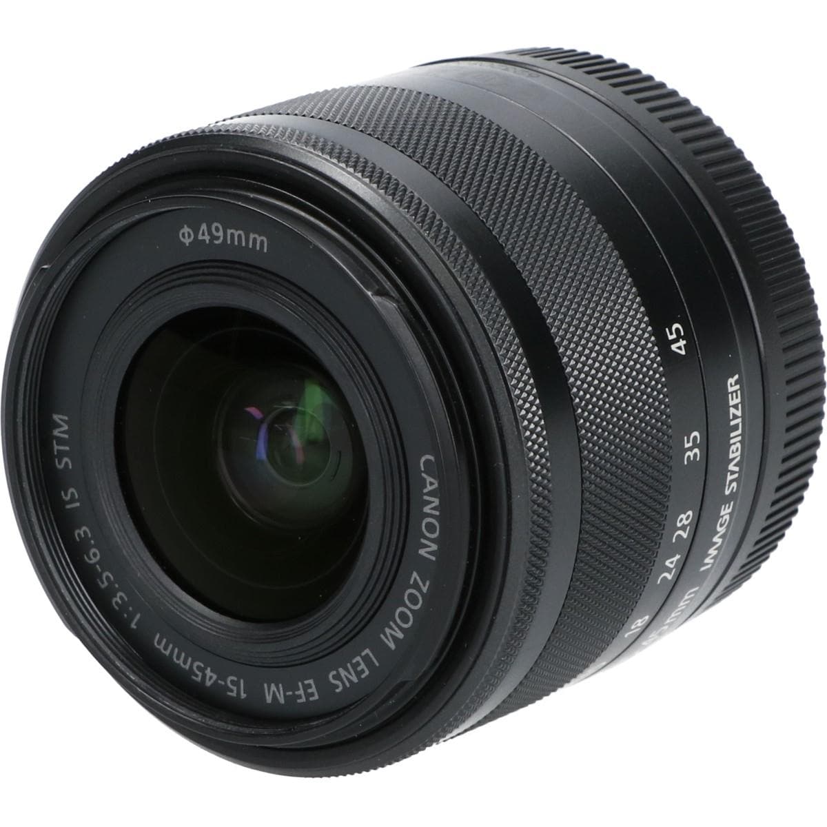 ＥＦ－Ｍ１５－４５ｍｍ　Ｆ３．５－６．３　ＩＳ　ＳＴＭ　グラファイト