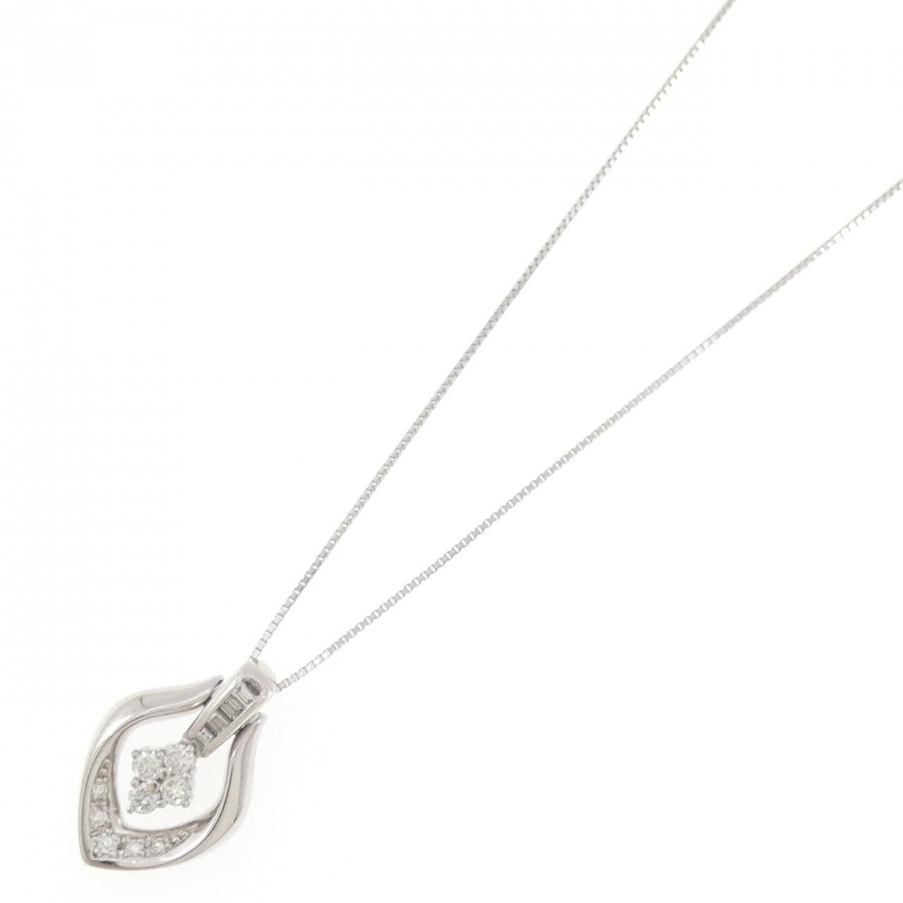 PT900/PT850 ダイヤモンド ネックレス 0.53CT