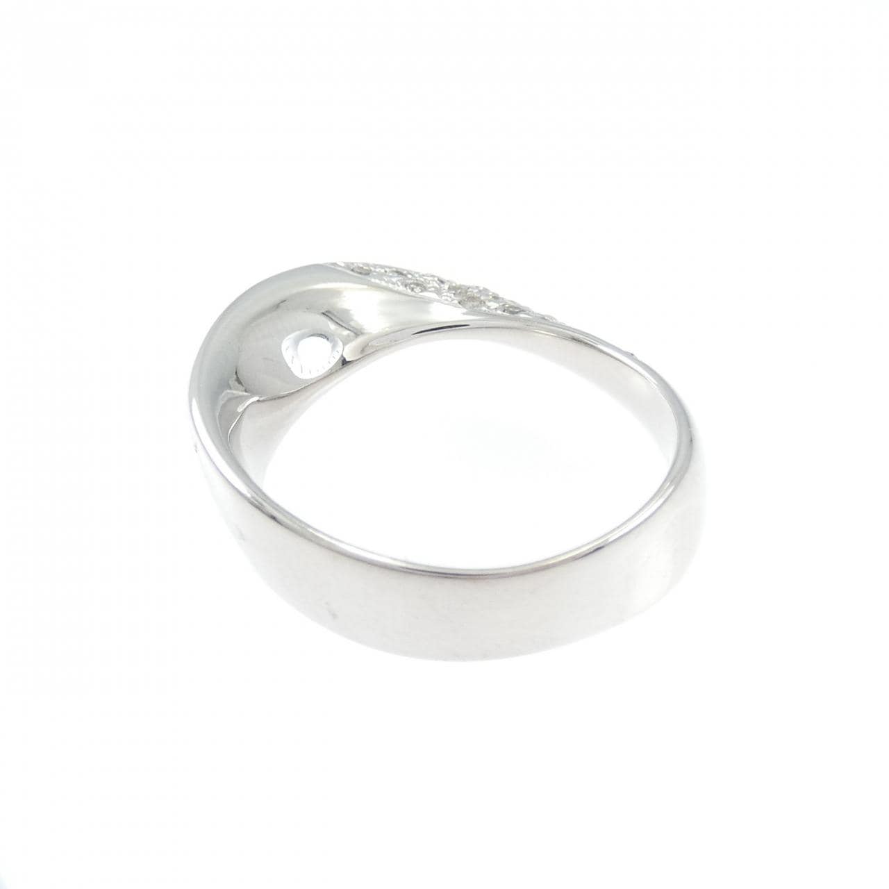 K18WG ダイヤモンド リング 0.5CT