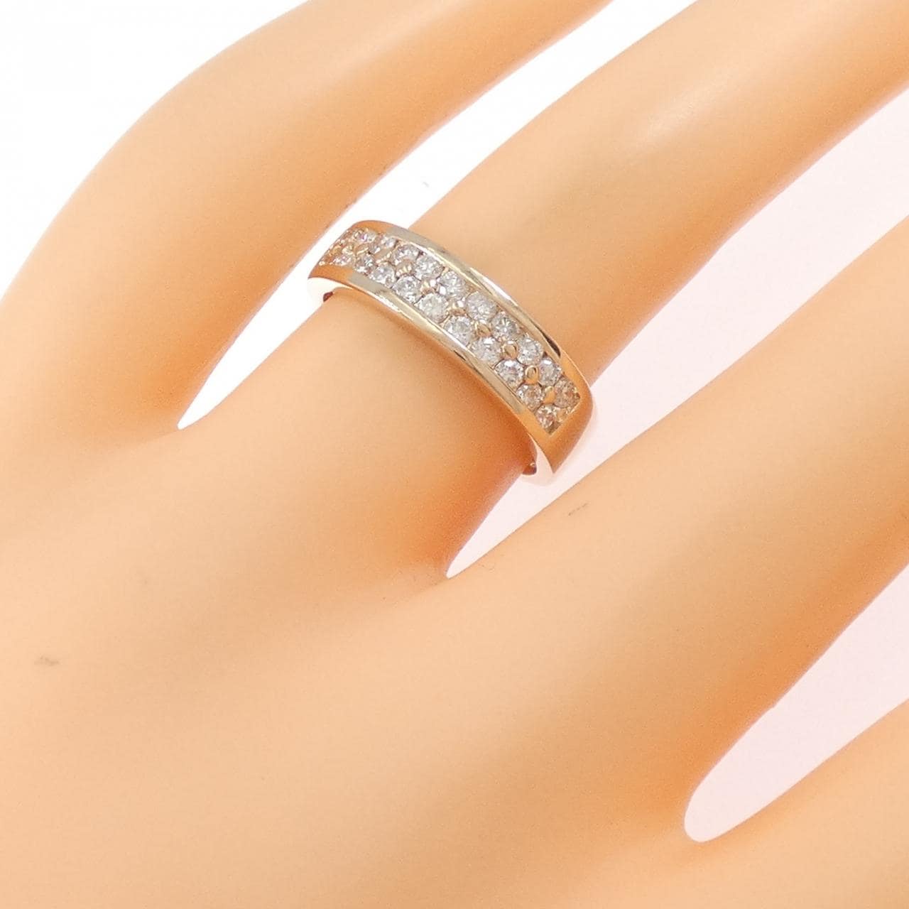 K18PG ダイヤモンド リング 0.50CT