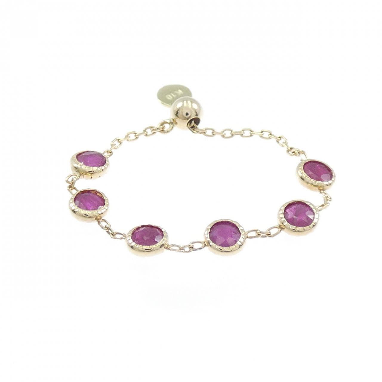 アガット ルビー リング