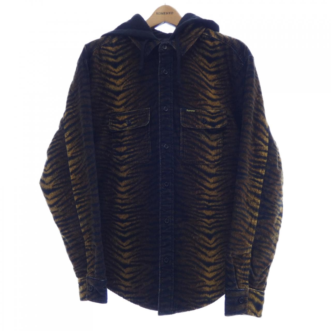 シュプリーム SUPREME Quilted Lined Hooded Velv シャツ