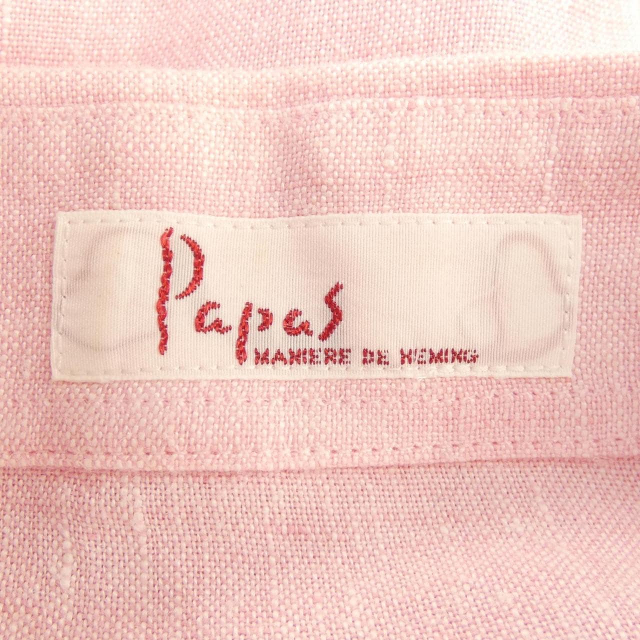 パパス Papas シャツ