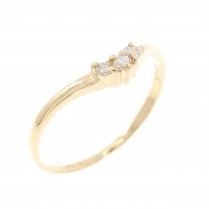 K18YG ダイヤモンド リング 0.05CT