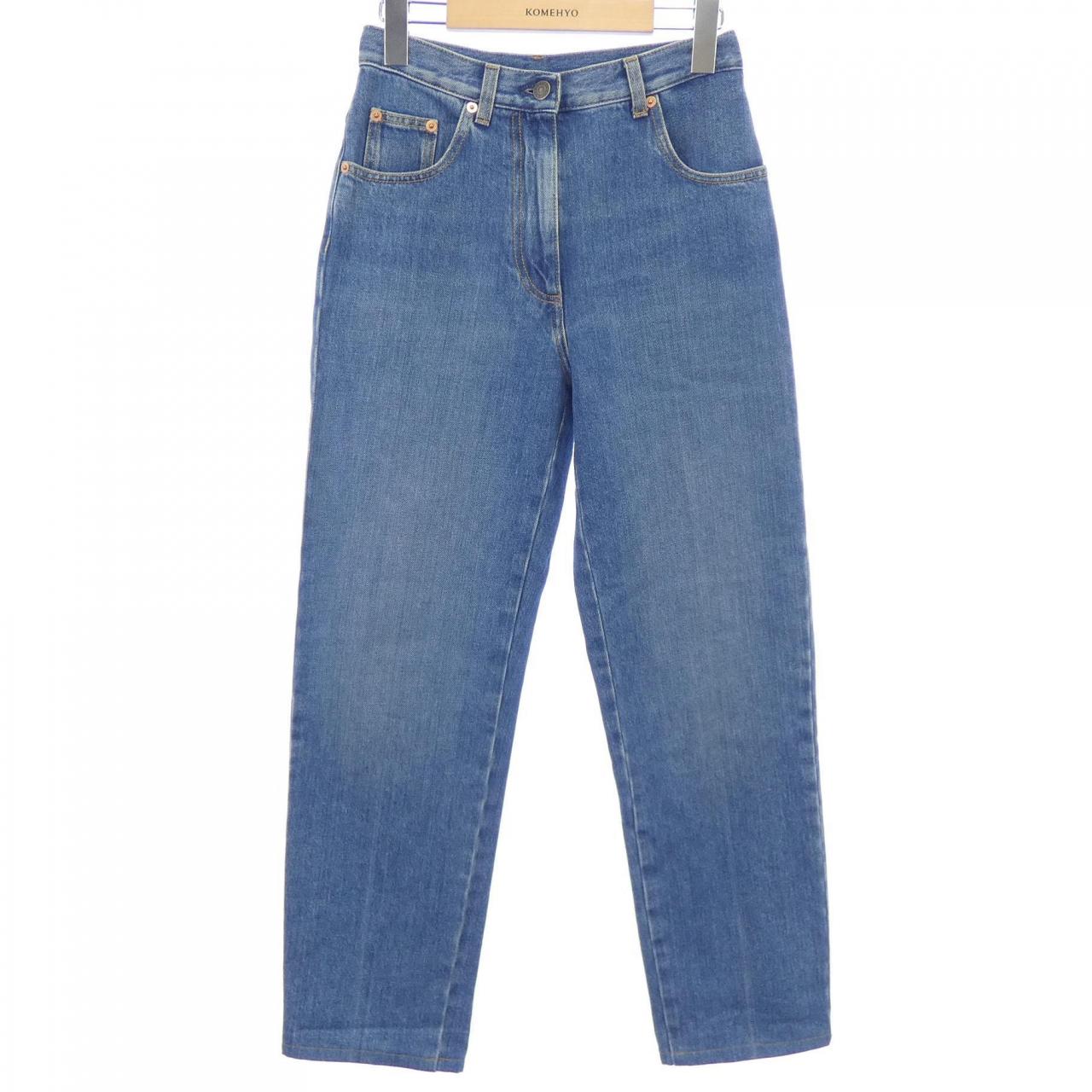 グッチ GUCCI ホースビット付80S 666841 XDBP5 ジーンズ