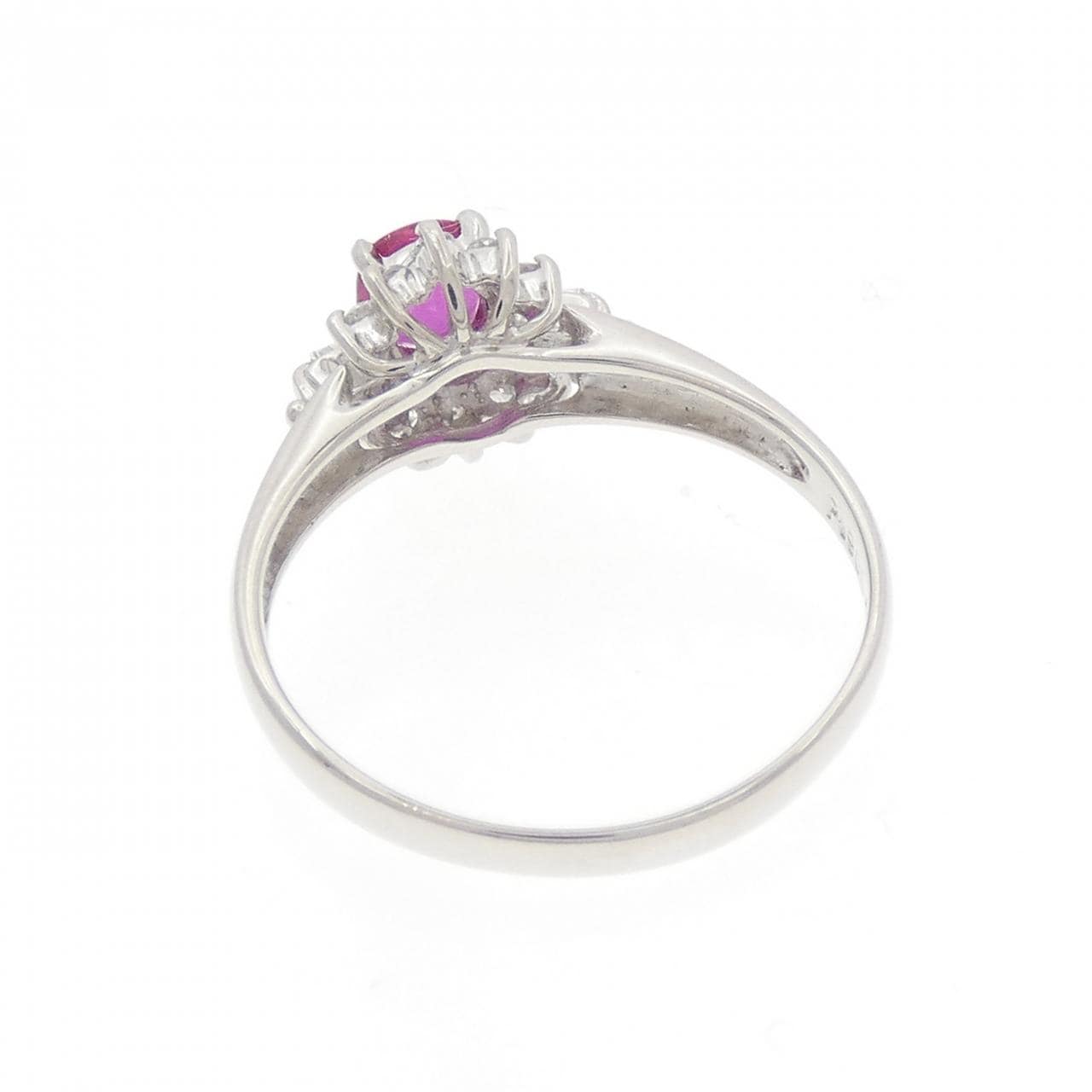 PT900 ルビー リング 0.36CT