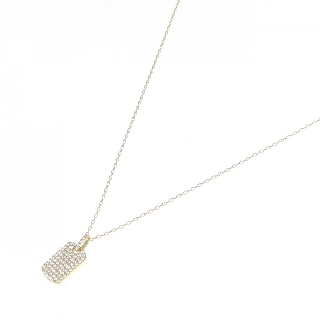 【新品】K18YG ダイヤモンド ネックレス 0.31CT