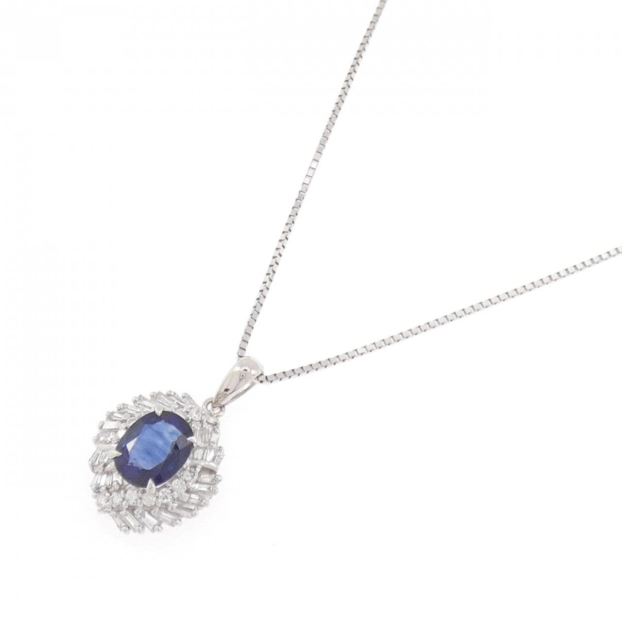 PT900/PT850 サファイヤ ネックレス 2.18CT