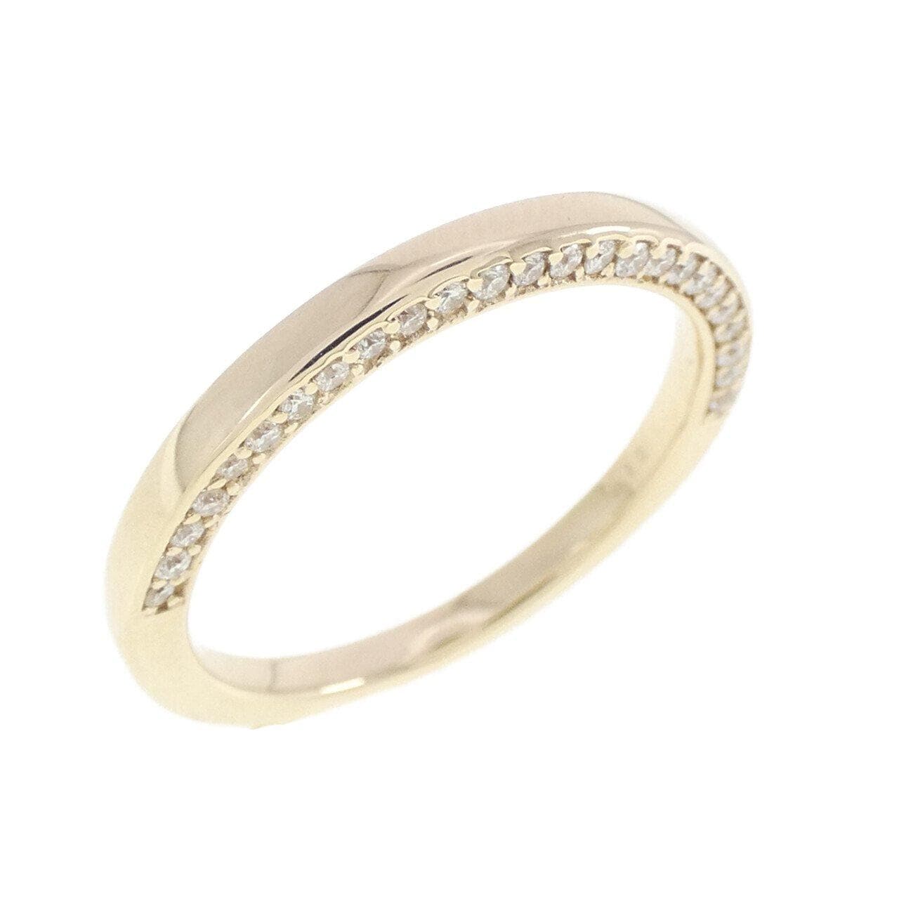 [Remake] K10YG Diamond Ring 0.12CT