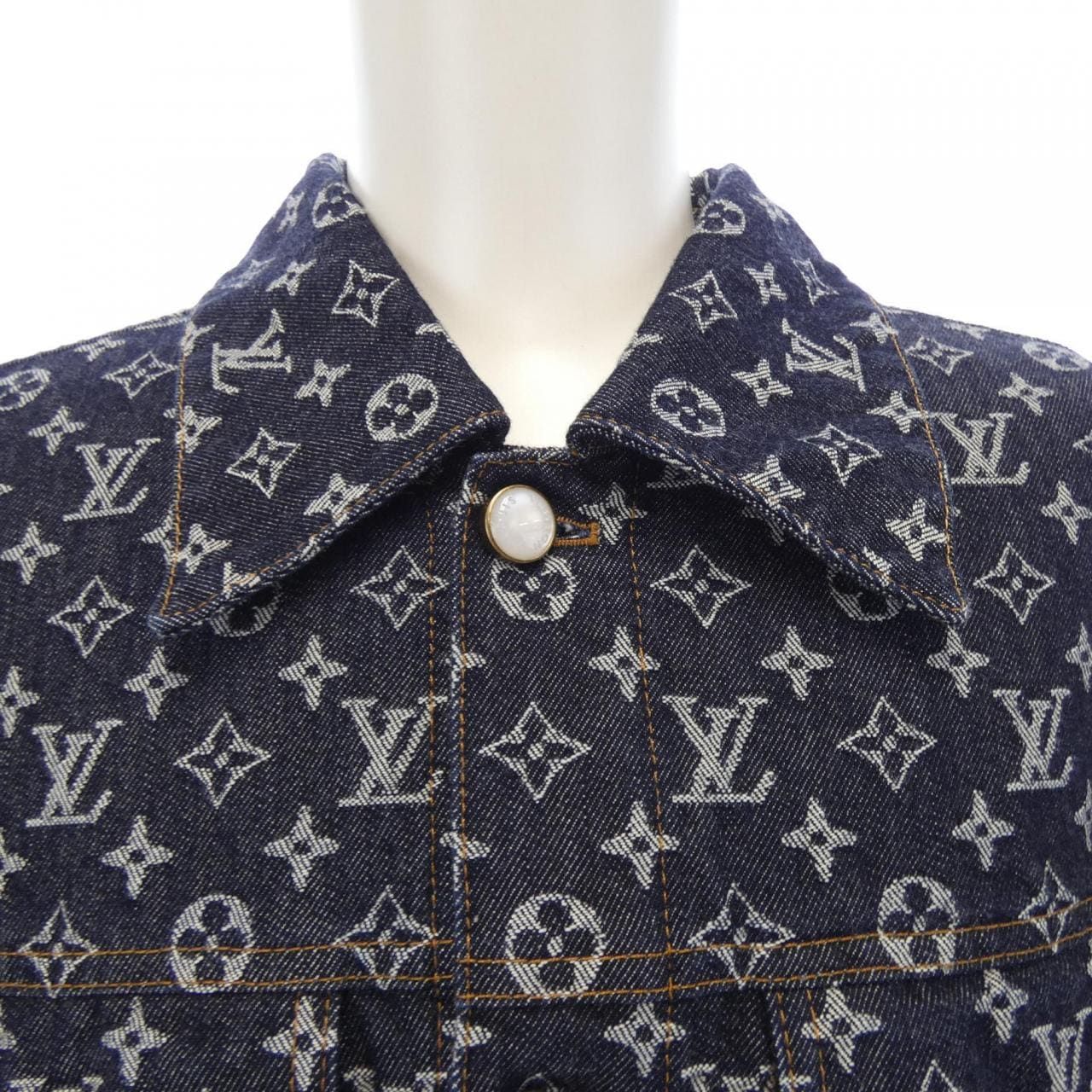 ルイヴィトン LOUIS VUITTON モノグラムジャカードデニムジャケット HRA79WUZD デニムジャケット