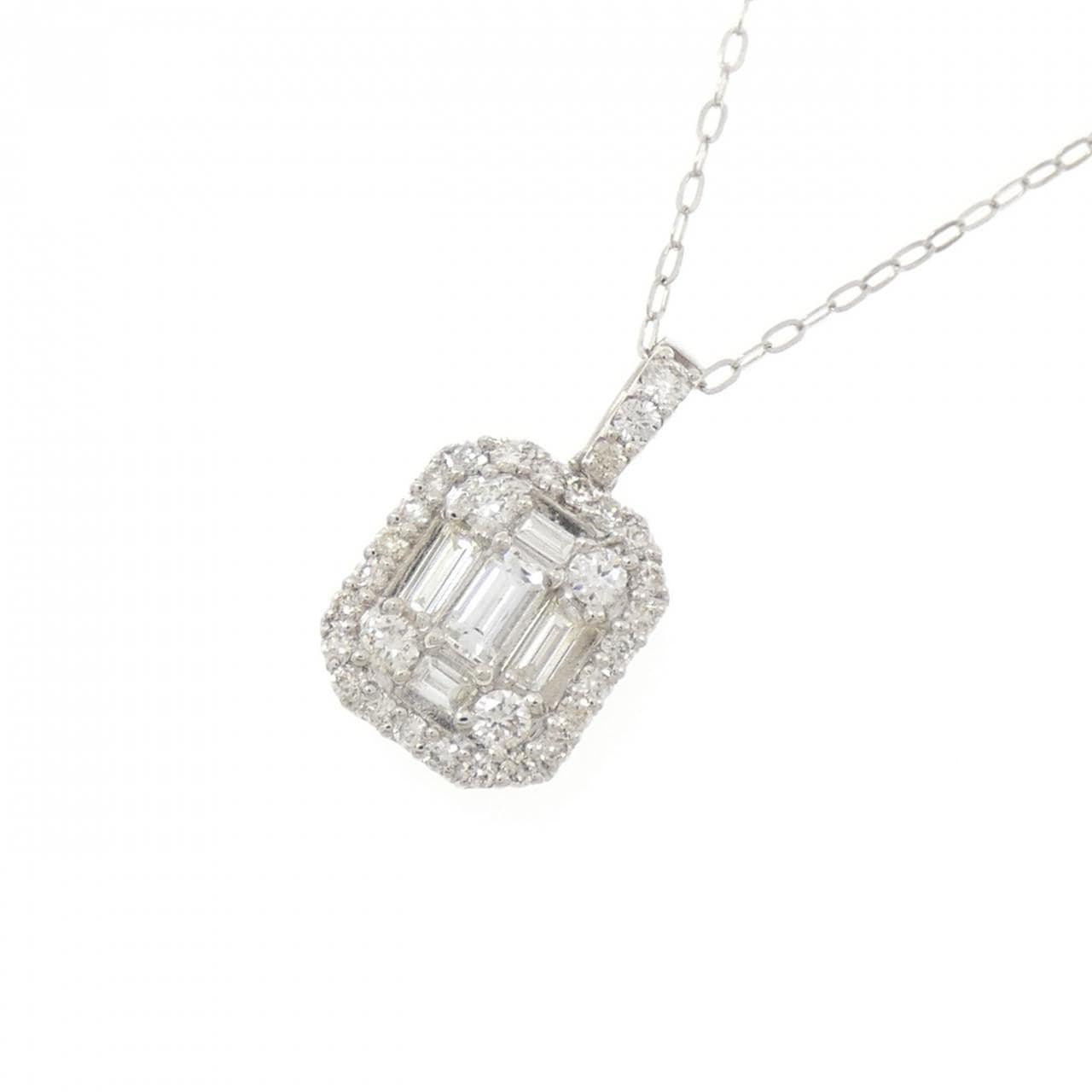 PT900/PT850 ダイヤモンド ネックレス 0.50CT