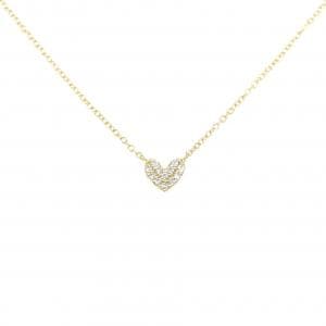 K18YG heart Diamond necklace