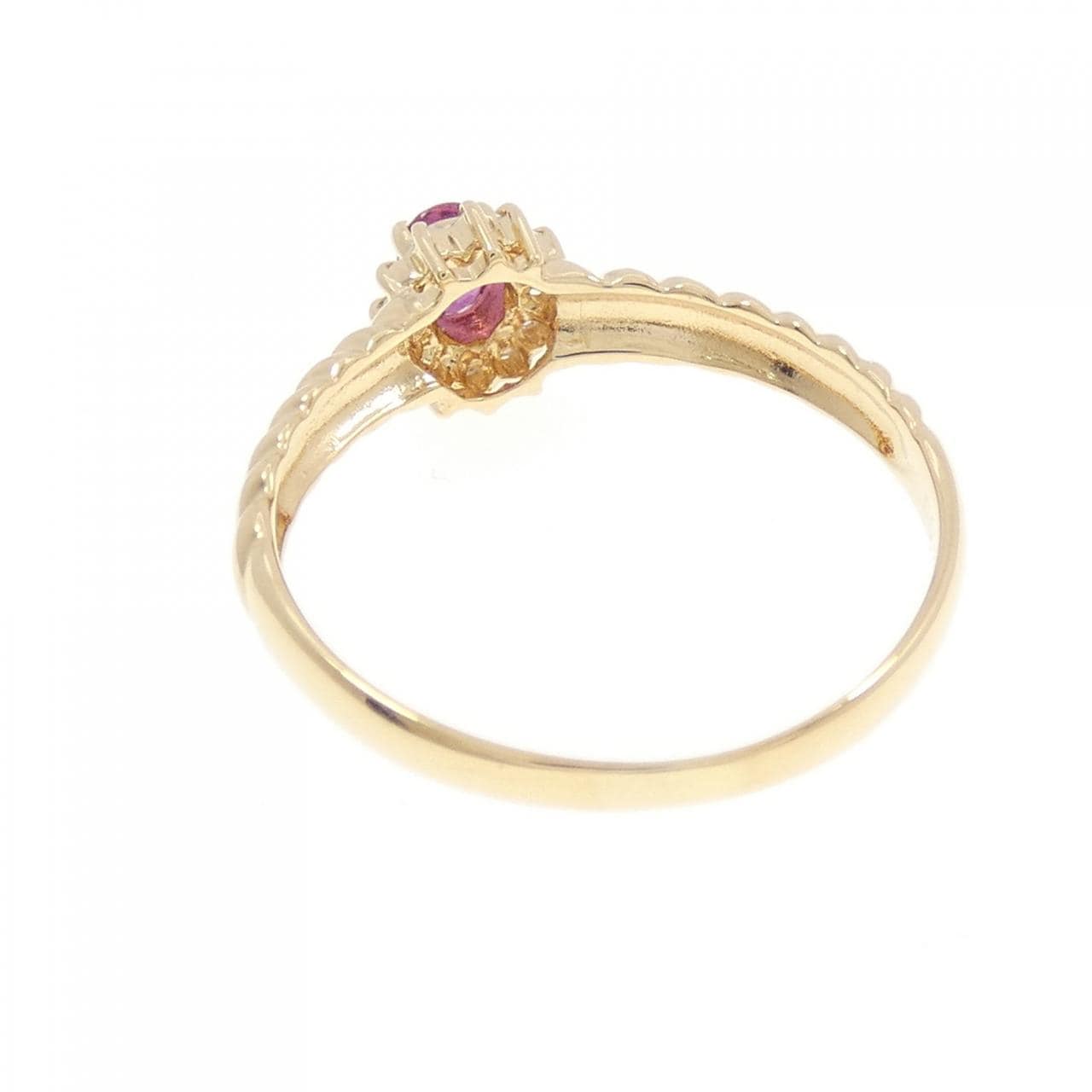 K18YG ルビー リング