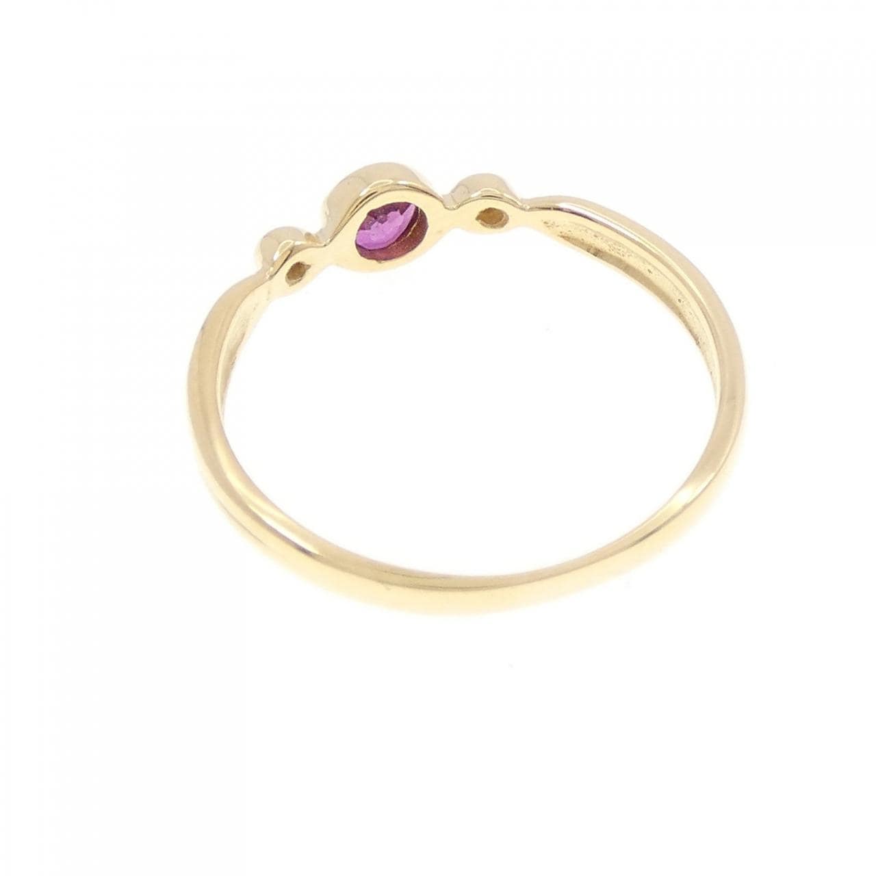 K18YG ruby ring