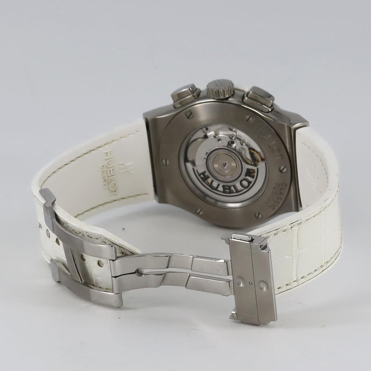 ウブロ アエロフュージョンクロノオールホワイト TI 525.NE.0127.LR TI 自動巻