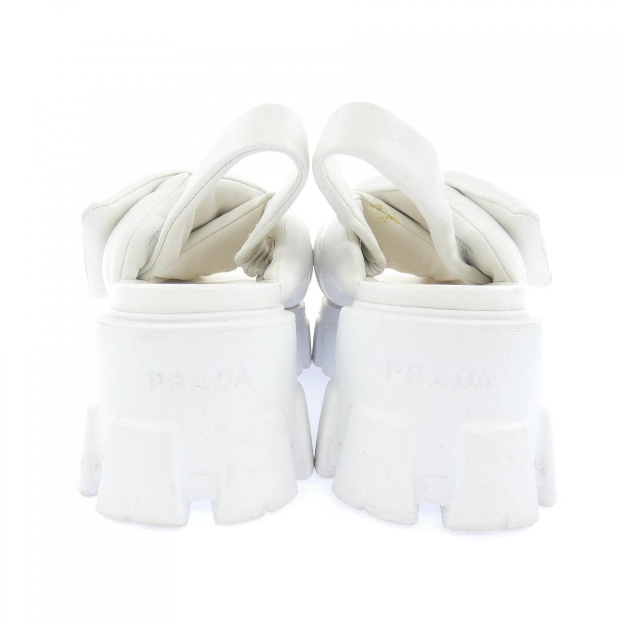 プラダ PRADA モノリス サンダル 1X123N トライアングルロゴ サンダル