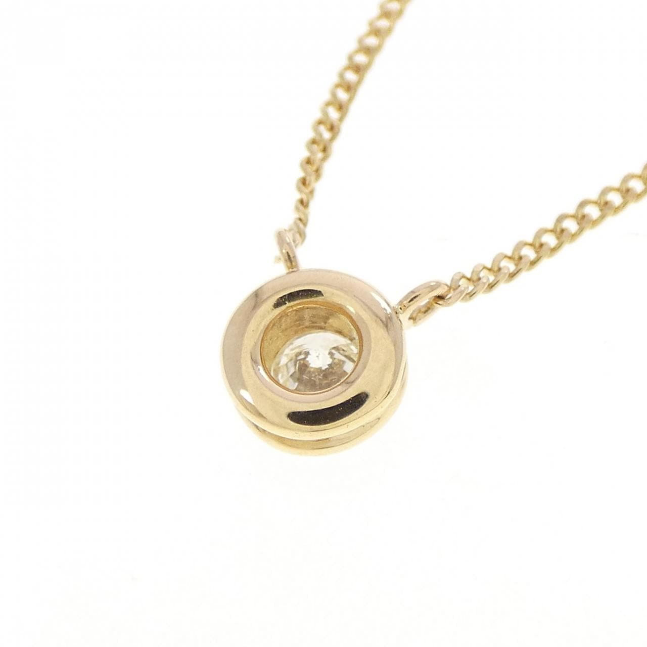 K18YG ダイヤモンド ネックレス 0.1CT