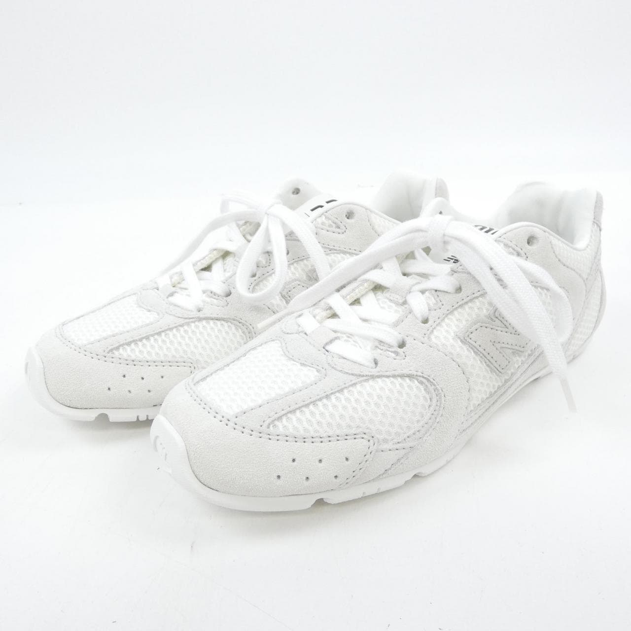 ミュウミュウ MIU MIU NEW BALANCE スエード×メッシュスニーカー 5E165E スニーカー