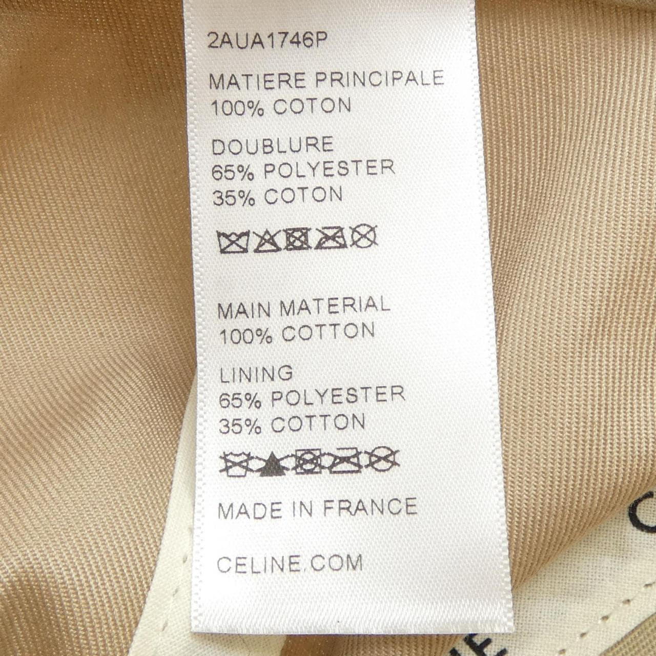 セリーヌ CELINE 2AUA1746P キャップ