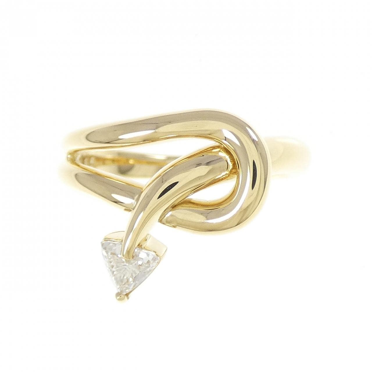 K18YG ダイヤモンド リング 0.22CT