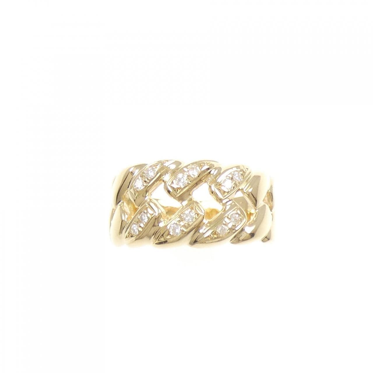 K18YG ダイヤモンド リング 0.085CT