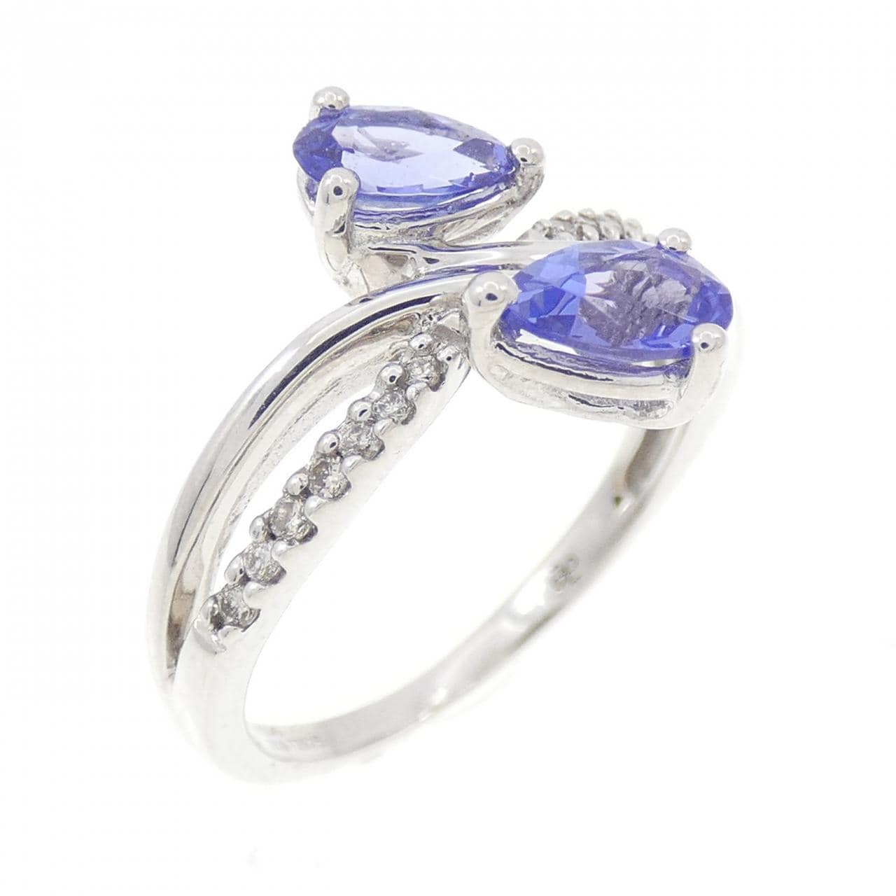 K10WG Tanzanite Ring 0.75CT